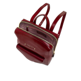 Zaino donna in pelle con tasca frontale | The Bridge
