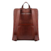 Zaino donna in pelle con tasca frontale - Zaini donna in pelle | The Bridge