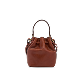 Borsa secchiello pelle con tracolla mini size - Borse a mano in pelle | The Bridge