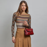 Mini borsa a mano in pelle con tracolla rimovibile | The Bridge