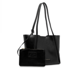 Borsa shopper in pelle con pochette coordinata | The Bridge