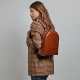 Zaino donna in pelle con zip | The Bridge
