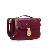Borsa a tracolla donna in pelle Mia - Barolo/oro - Regali fino a 500€ | The Bridge