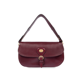 Borsa a spalla in pelle grande con patta frontale - BORSE A SPALLA | The Bridge