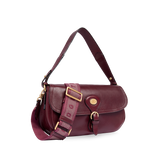 Borsa a spalla in pelle grande con patta frontale - BORSE A SPALLA | The Bridge
