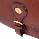 Borsa a spalla in pelle grande con patta frontale | The Bridge