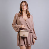 Bauletto in pelle con tracolla removibile | The Bridge