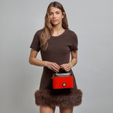 Bauletto in pelle con tracolla removibile | The Bridge