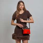 Bauletto in pelle con tracolla removibile | The Bridge