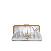 Pochette donna in pelle con chiusura a scatto | The Bridge