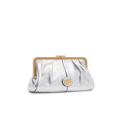 Pochette donna in pelle con chiusura a scatto | The Bridge