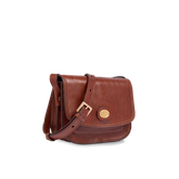 Borsa tracolla in pelle a scomparti small size - Borse a tracolla donna | The Bridge