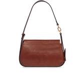 Borsa a tracolla in pelle con chiusura e zip frontale - BORSE A SPALLA | The Bridge