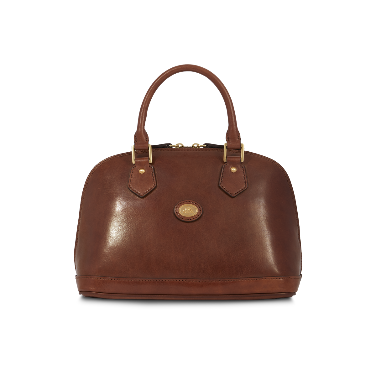 Borsa Donna Shopping Media THE BRIDGE in Pelle Marrone linea Core a Borsa Donna Shopping Media THE BRIDGE in Pelle Marrone linea Core a