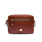 Tracolla in pelle uomo con zip frontale - Story | The Bridge