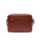 Tracolla in pelle uomo con zip frontale - Story | The Bridge