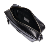 Tracolla in pelle uomo con zip frontale | The Bridge