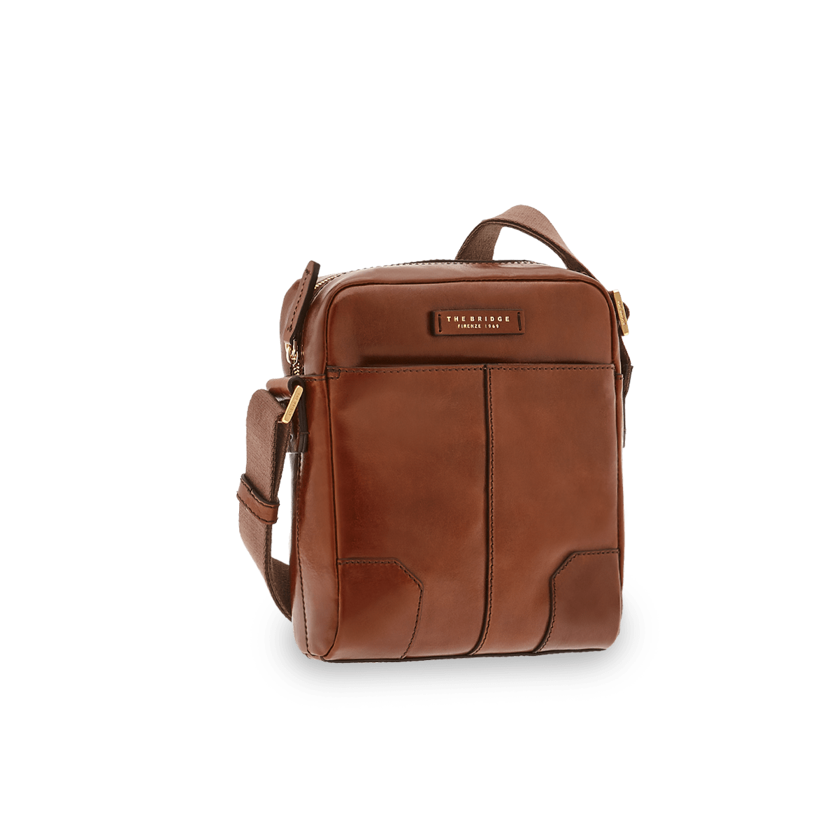 BORSA UOMO MARRONE ORO The Bridge