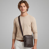 Borsello uomo in pelle - Moka | The Bridge