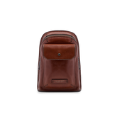 Borsa a tracolla uomo in pelle Mattia - Marrone/rutenio - Borse personalizzate in pelle uomo | The Bridge