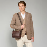 Tracolla in pelle uomo - Tracolle Uomo | The Bridge