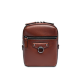 Tracolla in pelle uomo con zip frontale - all | The Bridge