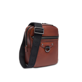 Tracolla in pelle uomo con zip frontale - all | The Bridge