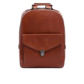 Zaino in pelle porta pc uomo due zip - Zaini uomo in pelle | The Bridge