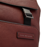 Zaino in pelle uomo con patta frontale | The Bridge