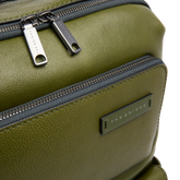 Zaino in pelle uomo con tasche frontali | The Bridge