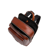 Zaino in pelle porta pc uomo due zip | The Bridge
