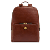 Zaino in pelle porta pc uomo due zip - Zaini personalizzati in pelle uomo | The Bridge