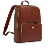 Zaino in pelle porta pc uomo due zip - Zaini personalizzati in pelle uomo | The Bridge