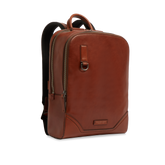 Zaino in pelle porta pc uomo due zip | The Bridge