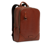 Zaino in pelle porta pc uomo due zip | The Bridge