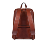 Zaino in pelle uomo una zip e tasche frontali - UOMO | The Bridge