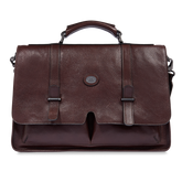 Cartella in pelle grande con tracolla - Isaia Collection | The Bridge