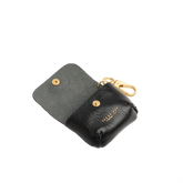Custodia air pods in pelle - Nero/oro - DONNA | The Bridge