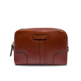 Pochette uomo in pelle con zip - Pochette uomo | The Bridge