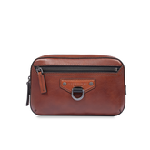 Pochette uomo in pelle con zip - Beauty-case | The Bridge