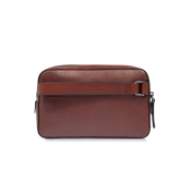 Pochette uomo in pelle con zip - Beauty-case | The Bridge