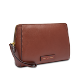 Pouch in pelle da polso con zip medium size - Accessori in pelle ufficio | The Bridge