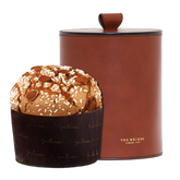 Cofanetto in pelle e panettone da 1Kg - BROWN | The Bridge